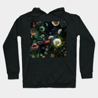 Floral Pattern Fairy Garden Hoodie